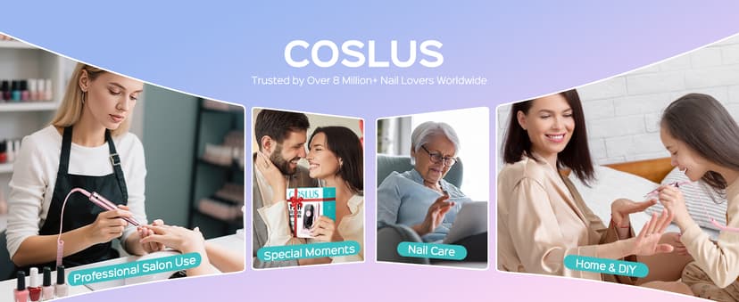 COSLUS Professional Rechargeable Electric Nail Drill 40000 RPM, Portable Nail File with Storage Stand for Acrylic Gel Polishing Removing - Easy to Use for Women, Manicure at Home DIY or Salon, Pink