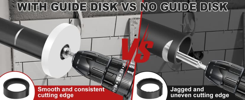 Inside Pipe Cutter for PVC Pipe Cutter Tool with 7" Scale Adjustable Depth Gauge Guide, 5pcs Saw Tooth Blades with 0.315 Hex Key Shaft, Plumbing Internal Plastic Pipe Cutter Set