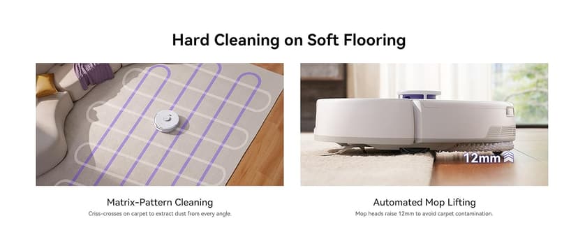 Narwal Freo X Ultra Robot Vacuum and Mop Combo, 8200Pa Robot Mop & Vacuum, Auto Mop Drying/Washing, Self-Empty, Zero-Tangling, DirtSense™, Maintenance-Free Base Station, Self-Contained Dust Processing