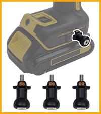 Spider Tool Holster - Improve The Way You Carry Your Power Drill, Driver, Multitool, Pneumatic, Multi-Tool and More on Your Belt - Compatible With All Major Tool Brands