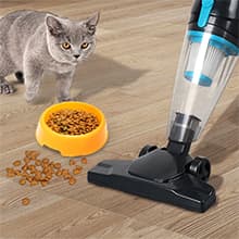 Intercleaner Corded Vacuum Cleaner, 15KPa Powerful Suction with 400W Motor, 12 in 1 Lightweight Bagless Stick Vac with Handheld, Ultra Quiet, for Hardwood Floor Carpet Car Pet Hair