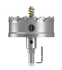 4 Pcs TCT Hole Saw Drill Bit Set,3/4” to 1-1/2” Tungsten Carbide Hole Saws Kit for Stainless Steel Hard Metal Plastic Wood, 1” Cut Depth, with Detachable Pilot Drill Bits, Allen Wrench