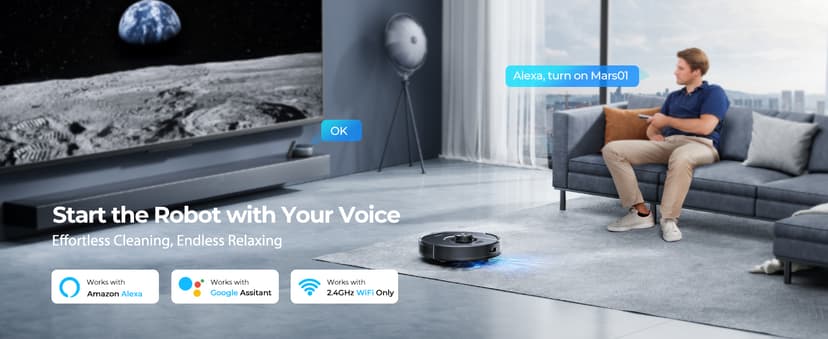 Robot Vacuum and Mop Combo, 5000Pa Robot Vacuum Cleaner with LIDAR Navigation, 3 in 1 Robot Vacuum Mop with Auto Carpet Boost, Self Charging, App/Voice Control, Ideal for Pet Hair,5 Maps