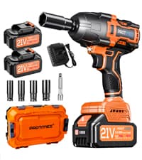 Cordless Impact Wrench, 900Ft-lbs (1200N.m) 1/2" Brushless Impact Gun, 21V High Torque Power Impact Driver, 2x4.0Ah Batteries Electric Impact Motor Variable Speeds for Family Car/Pickup Truck/Mower