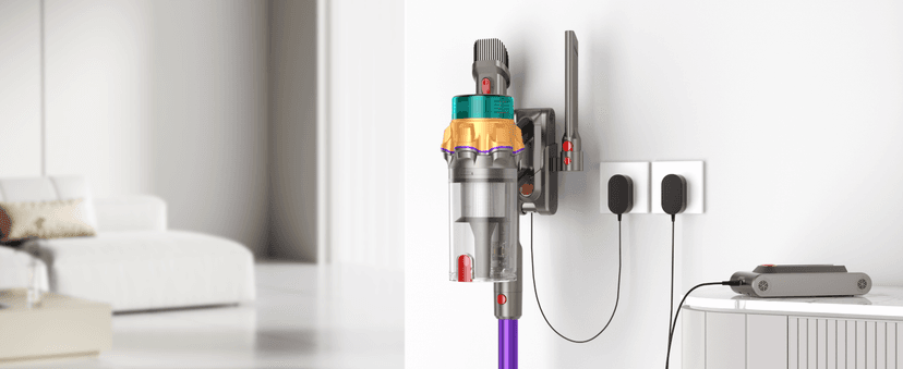 Cordless Vacuum Cleaner, 48KPA 550W 65Mins Self-Standing Vacuum Cleaners for Home, Cordless Stick Vacuum with Oversized Dust Cup, Rechargeable Vacuum for Hardwood Floor, Carpet, Pet Hair