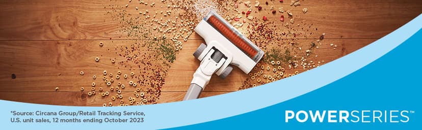 BLACK+DECKER POWERSERIES+ 20V MAX Cordless Stick Vacuum Cleaner with LED Floor Lights, Lightweight, Multi-Surface (BHFEA520J) , Gray