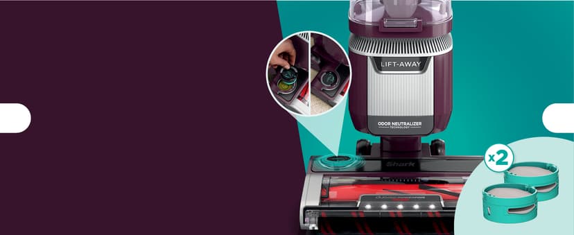 Shark LA702 Rotator Pet Lift-Away ADV Upright Vacuum with DuoClean PowerFins HairPro & Odor Neutralizer Technology, Wine Purple