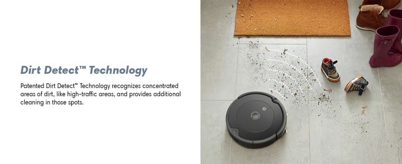 iRobot Roomba 692 Robot Vacuum - Wi-Fi Connectivity, Personalized Cleaning Recommendations, Works with Alexa, Good for Pet Hair, Carpets, Hard Floors, Self-Charging