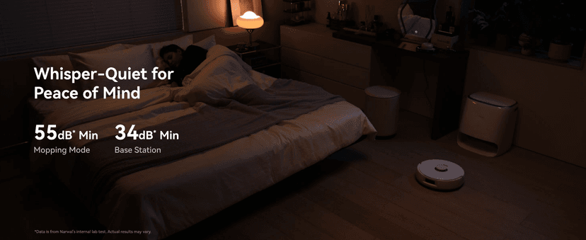 NARWAL Freo Pro Robot Vacuum and Mop Combo, Tangle Free Robot Mop, 8500Pa Powerful Suction, Self-Emptying, Auto Mop Washing, Auto Drying, Obstacle Avoidance, Ideal for Pet Hair and Hard Floor