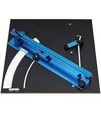 POWERTEC 71395 Taper/Straight Line Jig for Table Saws with 3/4” Wide by 3/8” Deep Miter Slot