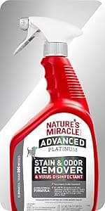 Nature's Miracle Hard Floor Cleaner, 24 Ounces, Dual-Action Stain And Odor Remover Works To Remove Tough Pet Stains And Odors On Sealed Wood And Hard Floor Surfaces