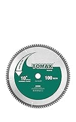 10-Inch 100 Tooth TCG Thin Aluminum and Non-Ferrous Metal Saw Blade with 5/8-Inch Arbor