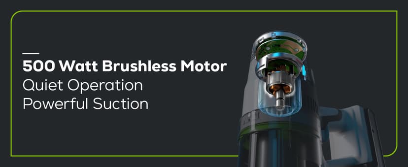 Greenworks 24V Brushless Cordless Stick Vacuum, Lightweight, Handheld, Pet, Anti-Allergen HEPA Filtration, Hard Floor, Carpet, Car, 4Ah Battery, and 30-Minute Charge Time (Green)