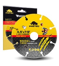 26 Packs Angle Grinder Cutting Flap Grinding Disc Wheel 4 1/2in Inches - 20 Packs 4.5"x1/4"x7/8" Cut off Wheels,3 Packs 4.5"x7/8" 60 Grit Flap Discs, 3 Packs 4.5"x1/25"x7/8" Grinding Wheels