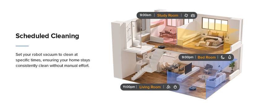 roborock Qrevo Plus Robot Vacuum and Mop with FlexiArm Design Edge Mopping, Self-Emptying, 10 mm Liftable Mops, Auto Mop Washing & Drying, Reactive Tech Obstacle Avoidance, 7,000 Pa Suction, Black