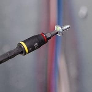 Klein Tools 32768 Impact Driver Set, 3-in-1 SAE Impact Socket and Bit Holder, Flip Socket with Nut Drivers in 1/4 and 5/16 Hex Sizes, 3 and 5-Inch Lengths, 2-Piece