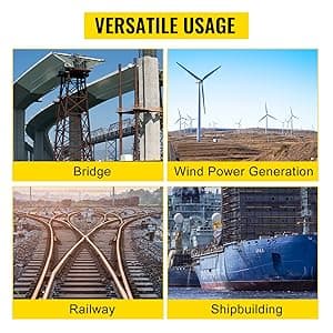 VEVOR Magnetic Drill, 1100W 1.57" Boring Diameter, 2697lbf/12000N Portable Electric Mag Drill Press with 12 Drilling Bits, 580 RPM Max Speed Drilling Machine for any Surface and Home Improvement