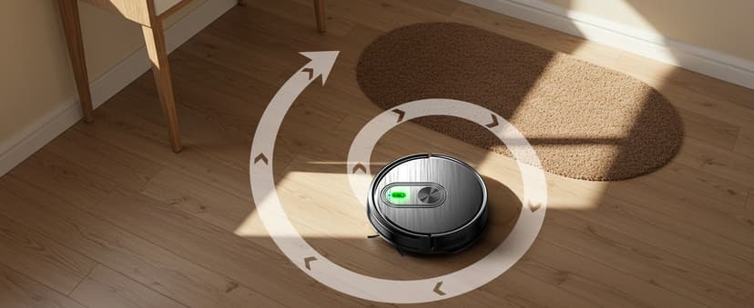 Robot Vacuum and Mop Combo, 2 in 1 Vacuuming & Mopping Robot with Schedule, App/Bluetooth/Voice, 3200Pa Max Suction, Self-Charging Robot Vacuum Cleaner, Slim, Ideal for Pet Hair, Hard Floor, Carpet