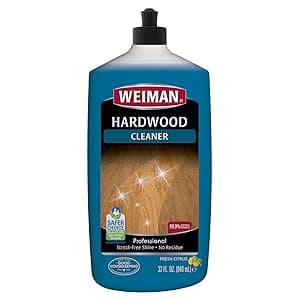 Weiman Hardwood Cleaner for Finished Hardwood Floors, Engineered Floors, Laminate - Streak-Free Results, EPA Safer Choice Certified, 32 oz
