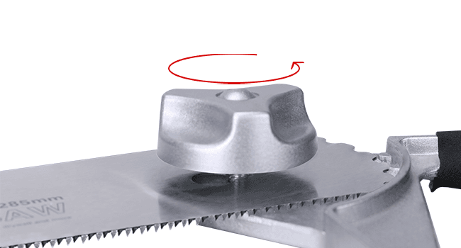 HAUTMEC Heavy Duty 11-Inch PVC/ABS Pipe Saw And General Purpose Hand saw, Adjustable Cutting Angle, For Cutting Pipe In Tight Spaces, for Trimming, Gardening, Wood, Drywall, And Plastic HT0027-SA