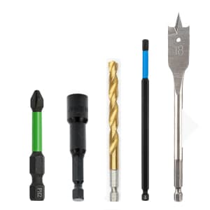 AUCO Durable Right Angle Drill Attachment, Adjustable Drill Adapter, Impact Fit, Max Torque 500 in-lbs (56.5 Nm), All Metal Body & Steel Gear, For Use with Cordless Drill and Impact Driver