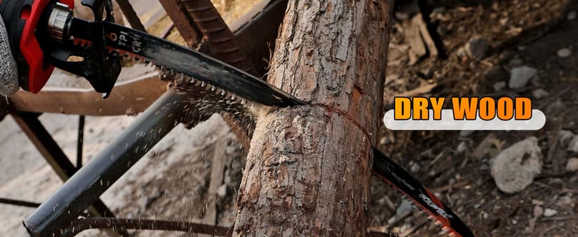 POLIWELL 15 Inch Japanese Teeth Reciprocating Saw Blade,Arc-Edge Wood Pruning Saw Blades for Tree Trimming,6TPI Saw Blades for Wood Cutting & Branch Pruning,3 Pieces