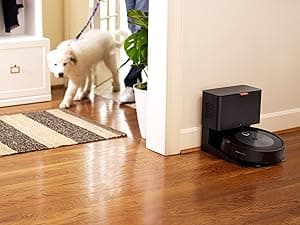 iRobot Roomba j7+ (7550) Self-Emptying Robot Vacuum – Uses PrecisionVision Navigation to Identify & Avoid Objects Like Socks, Shoes, & Pet Waste, Smart Mapping, Self-Empty for Up to 60 Days