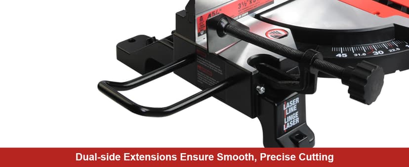 2025 Upgrade Miter Saw 10”, Chop Saws For Woodworking With 15-Amp Power Motor, 40t Tct Blade, 0-45°Mitre & Bevel, Compound Miter Saw For All Skill Levels Wood Work