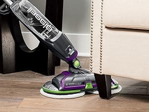 BISSELL® Spinwave Cordless Pet Hard Floor Spin Mop Cleaner 18V with washable mop pads for sealed hard floors, 23157