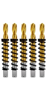 ASNOMY Tungsten Carbide Tipped Hole Saw Drill Bit for Hard Metal, 4 Inch T.C.T Hole Saw Cutter with 2pcs Titanium-Plated Pilot Drill bit for Metal, Stainless Steel, Iron, Wood, Plastic