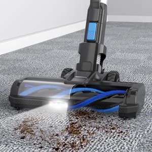 Cordless Vacuum Cleaner for Home, 45Kpa Lightweight Stick Vacuum with Powerful Suction, Rechargeable Battery Up to 50mins, Handheld Vacuum Cleaners for Carpets, Pet Hair,Hardwood Floors - Blue