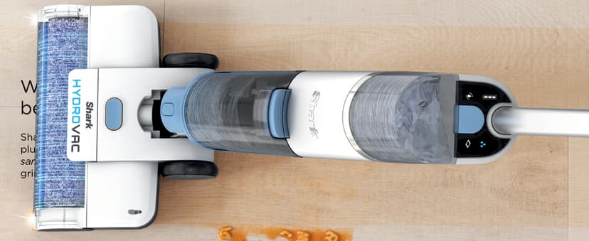 Shark WD201 HydroVac Cordless Pro XL 3-in-1 Vacuum, Mop & Self-Cleaning System with Antimicrobial Brushroll* & Solution for Multi-Surface, Hardwood, Tile, Marble & Area Rugs, Pure Water