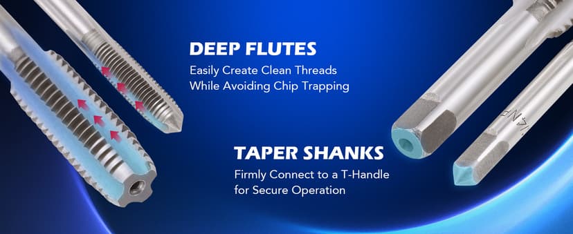 Orion Motor Tech 80pc Tap and Die Set in SAE and Metric Sizes, Metric and Standard Tap Set and Die Tool Set for Internal and External Threading