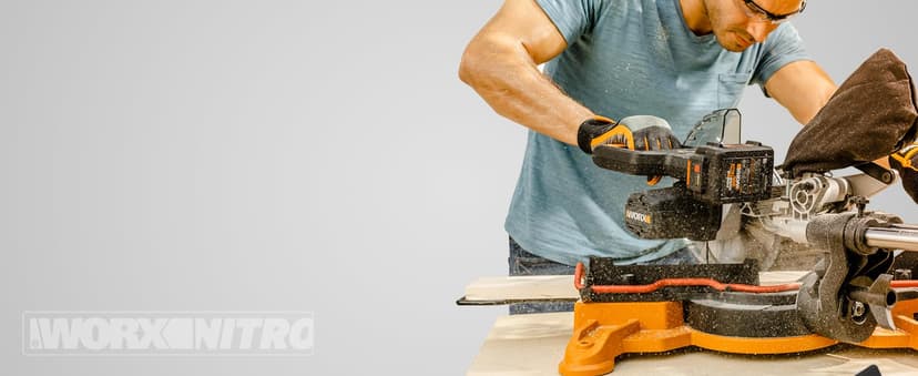 WORX 20V Cordless Sliding Compound Miter Saw