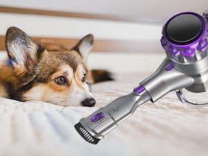 S3 Cordless Vacuum Cleaner, 45kPa Powerful Suction Vacuum Cleaners for Home, 55-Min Runtime Rechargeable Stick Vacuum, Self-Standing, for Pet Hair Carpet Hard Floor, LED Display