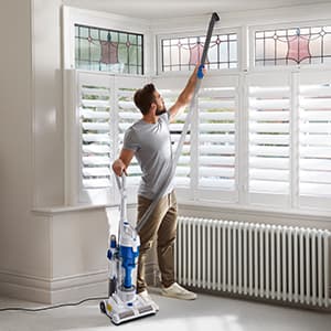 Vacmaster Upright Vacuum Cleaner Power Suction Bagless Vacuum Cleaner Portable Floor Cleaner with 20ft Cord & 13” Cleaning Path for Carpet, Hard Floor and Pet Hair