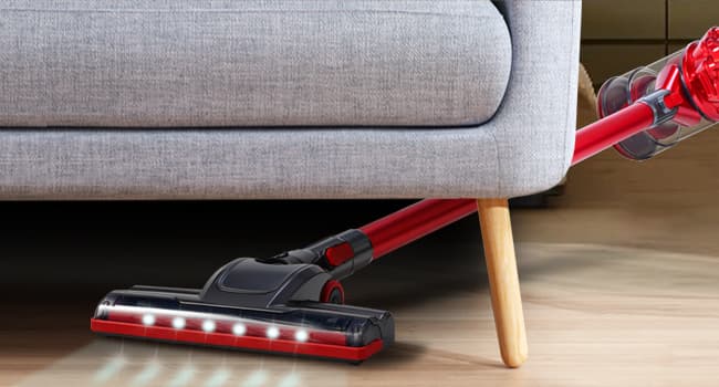 elezon A200 Cordless Vacuum Cleaner with 18000Pa Powerful Suction, 38 Min Runtime, 2200mAh Battery, HEPA Filter, Portable Stick Vacuum for Hardwood Floor, Lightweight Handheld for Home, Pet Hair, Car