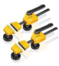 KATA 6PCS Hole Saw Kit 1-1/4" to 2-1/8"(32-54mm) Hole Saw Set in Case with Mandrels and Hex Key for Soft Wood, PVC Board, Plywood