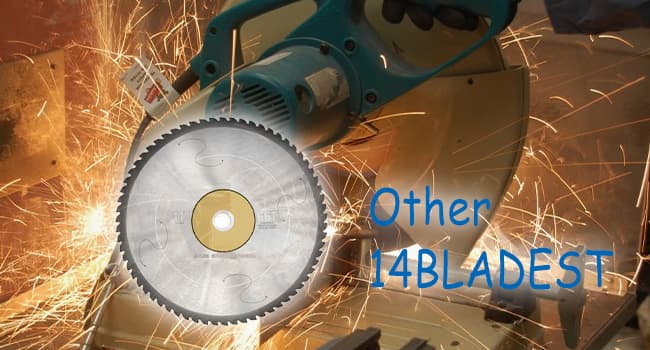 14 Inch Metal Steel Cutting Saw Blade,Replacement for Evolution 14 Inch Chop Saw Blade for Evolution S14CPS,S15CPS,S355MCS,S355CPS,S380CPS|Metal Cutting Saw,66Teeth Mild Steel Cermet Blade