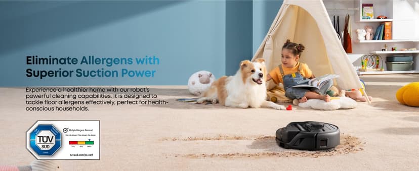 eufy Robot Vacuum 3-in-1 E20,with Versatile Stick and Handheld Vacuum Cleaner Combo,Self Emptying Up to 75 Days,Max 30,000Pa,Smart Obstacle Avoidance,Pro-Detangle,Perfect for Carpet,Crevices,Stairs