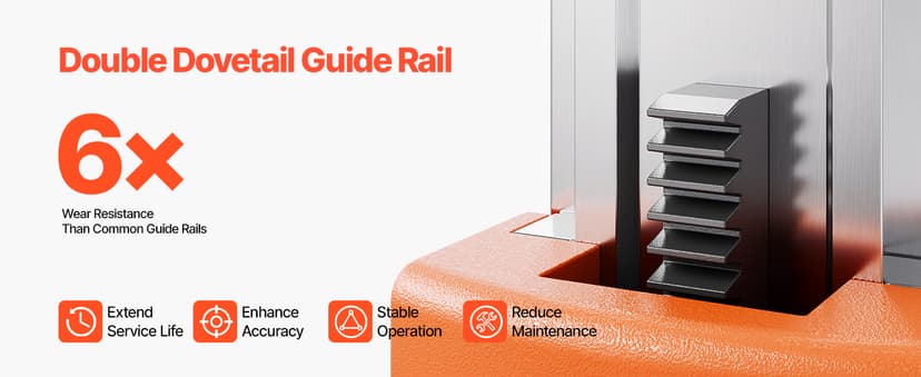 VEVOR Magnetic Drill, 1450W Motor 2 in Boring Diameter, 2878 lbf Portable Electric Mag Drill Press, with 6 Coring Bits, Variable Speed, Drilling Machine for Metal Surface, Home Improvement Industry