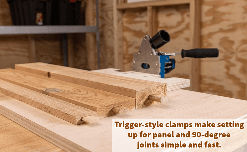 Kreg MortiseMate Loose Tenon Jig - Drill Jig for Woodworking - For Loose Tenon Joinery - Fits Workpieces 1/2" to 1 1/2" Thick