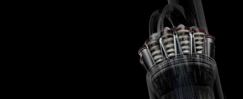 Dyson Ball Animal Total Clean Upright Vacuum, Iron/Blue