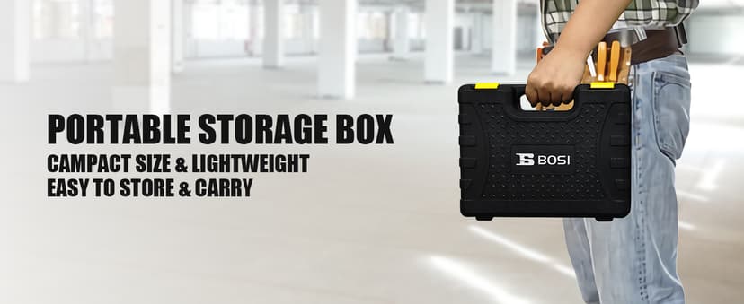 BOSI TOOLS Brushless Cordless Drill Set 16.8V Power Drill Driver Kit with 2 2000mAh Batteries and Charger 3/8-Inch Keyless Chuck 2 Speed 20+1 Position Torque Setting 27pcs Drill Screwdriver Bits