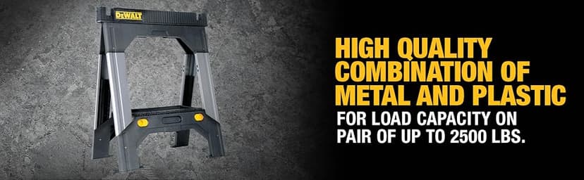 DEWALT Stanley DWST11031 Adjustable Metal Legs Sawhorse