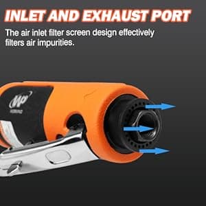 Air Cut off Tool, WP WORKPAD 3 inch Cut Off Tool with 5Pcs Die Grinder Cut Off Wheels,18000RPM, Pneumatic Cutting Machine Metal Sheet Cutter Tool Kit