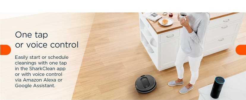 Shark AV911S EZ Robot Vacuum with Self-Empty Base, Bagless, Row-by-Row Cleaning, Perfect for Pet Hair, Compatible with Alexa, Wi-Fi, Gray, 30 Day Capacity