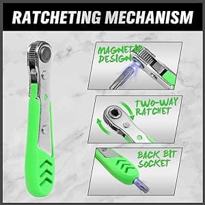 SWANLAKE 232PCS Ultimate Screwdriver Bit Set,Chrome Vanadium Steel Driver Bit Set, Includes Security Bits,Nut Driver, Ratchet Wrench and Bits Holder