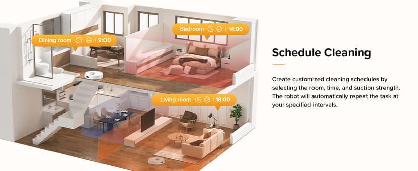 roborock Q7 M5 Robot Vacuum and Mop Combo, 10,000Pa HyperForce Suction, Robotic Vacuum Cleaner, Dual Anti-Tangle System, APP-Controlled Mopping, LiDAR Navigation, for Pet Hair and Carpet, White