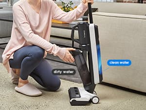 Tineco Smart Wet Dry Vacuum Cleaners, Floor Cleaner Mop 2-in-1 Cordless Vacuum for Multi-Surface, Lightweight and Handheld, Floor ONE S5 Combo